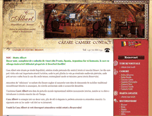 Tablet Screenshot of casa-albert.ro